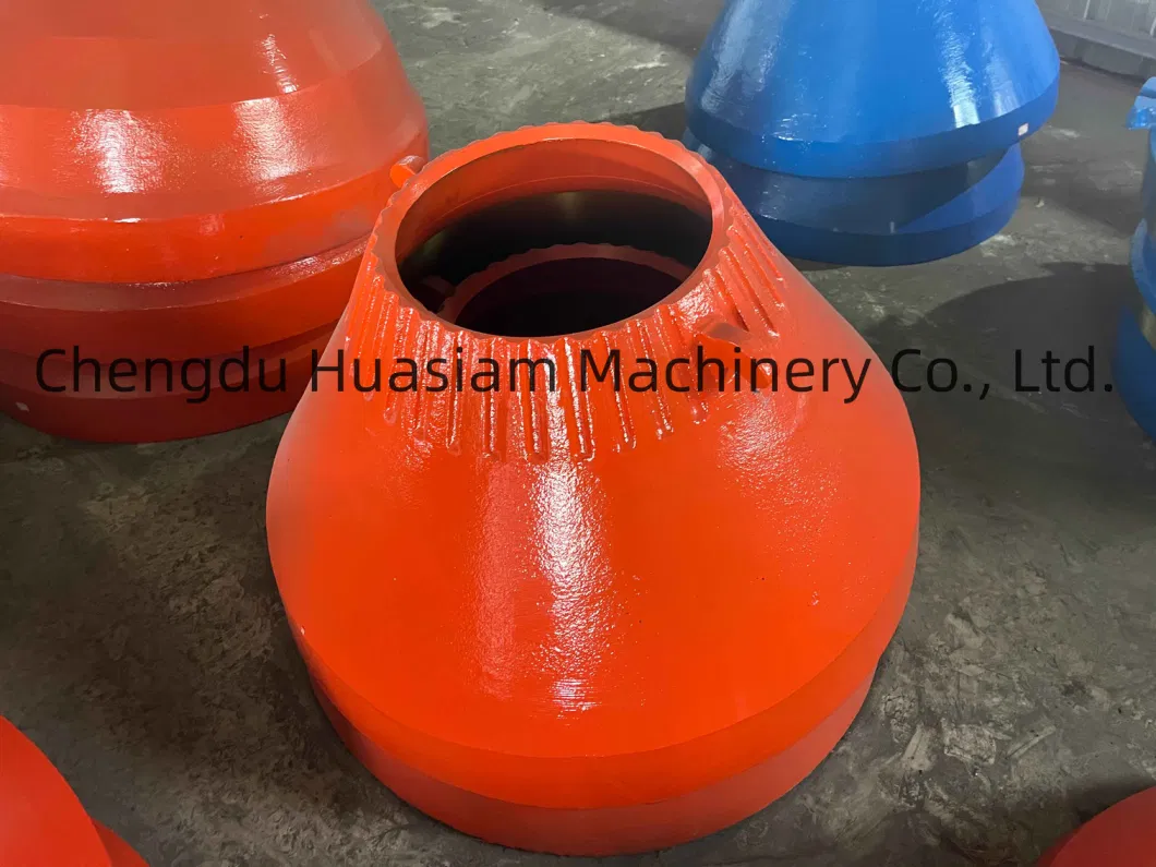 Mining Crusher Wear Parts High Manganese Mantle Concave Bowl Liner for Cone Crusher HP200 HP300